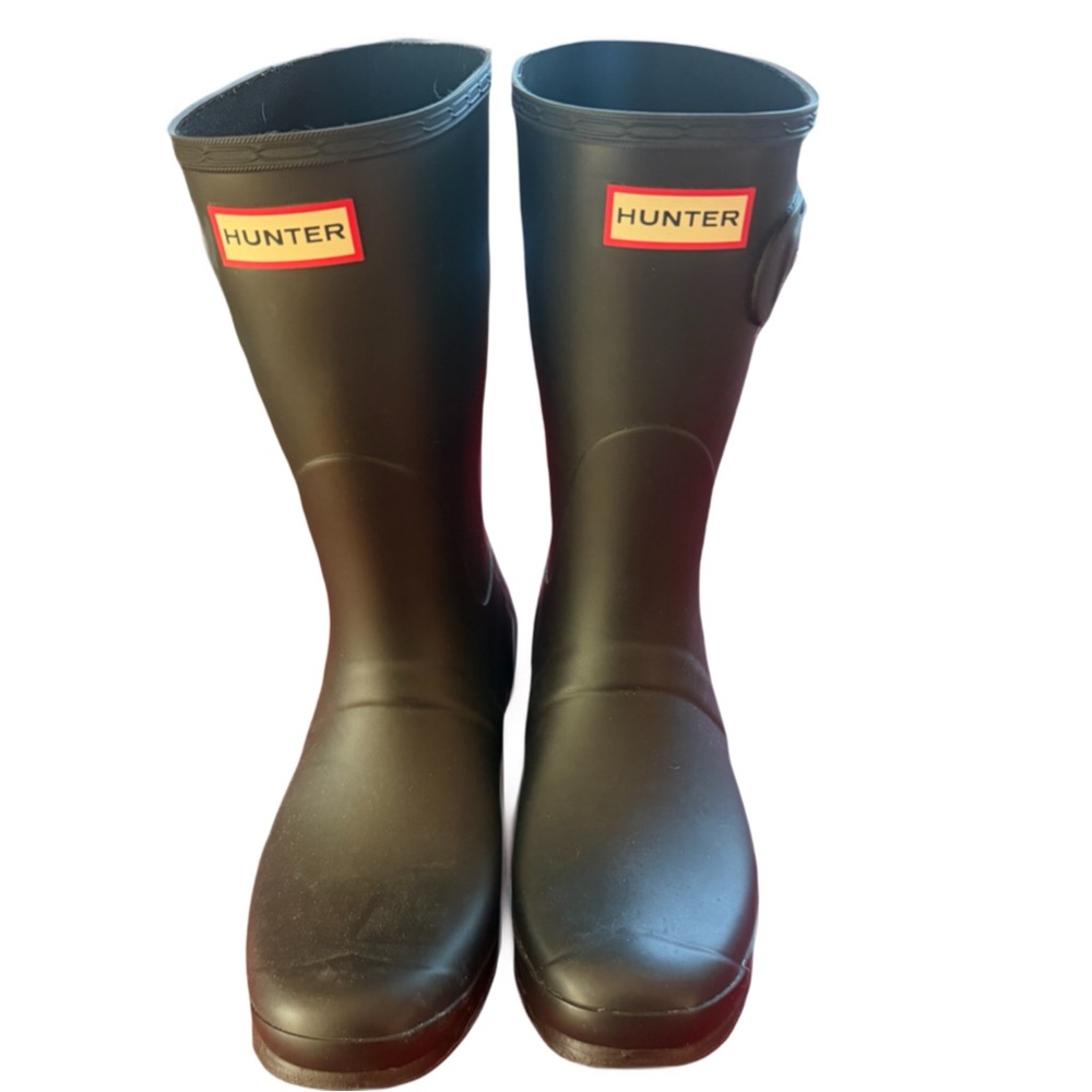 Hunter Women's Black Rain Boots